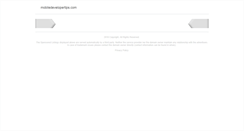 Desktop Screenshot of mobiledevelopertips.com